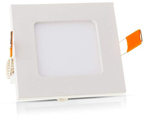 V-TAC - 18W Panel LED cuadrado Blanco natural 1350Lm