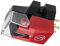 Audio Technica VM540ML Dual Moving Magnet Phono Cartridge with MicroLine Stylus 1/2 Mount includes Mounting Hardware (Black/Red)