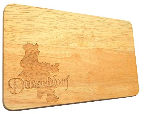 Brotbrett Düsseldorf NRW feine Gravur in Holz