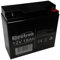 BATTERIA RICARICABILE AL PIOMBO 12V 18AH ANTIFURTO GRUPPO CONTINUITA 18 UL18-12