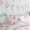 Mädchen Wimpelgirlande für Kinderzimmer - Ballerina-Motive - mit dreieckigen Wimpeln - doppelseitig - Rosa - 3,1 m lang