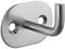 Gedotec Design Garderobenhaken Edelstahl Kleiderhaken 1-fach | HEAVEN | Handtuchhaken silber matt | Wandhaken zum Schrauben | 1 Stück - Einzelhaken inkl. Befestigungsmaterial - Handtuch Aufhänger