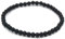 Miracles Minéraux Bracelet perle ronde 4 mm fin et discret, pierre naturelle, création artisanale française, plus de 60 choix (Onyx givré mat 4 mm)