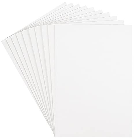 10 hojas de gomaespuma | adhesivo por ambos lados | DIN A4 | 2 mm | negro