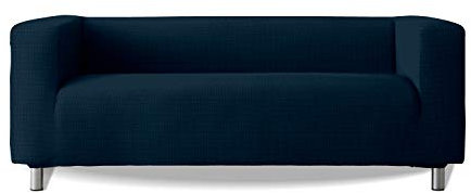 Milica Verstellbarer Sofabezug, anpassbar an das Modell Klippan, widerstandsfähiger Stoff, waschbar und weich, Modell: New York, elegantes Marineblau
