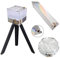 Fotografie Bokeh Prismen Set, Regenbogenprisma aus Kristallglas für Spektrum Fotounterrichts, Inklusive Dreieckigem Prisma, Facettiertem Sphärischem Prisma, Würfelprisma, Tragbarem Stativ