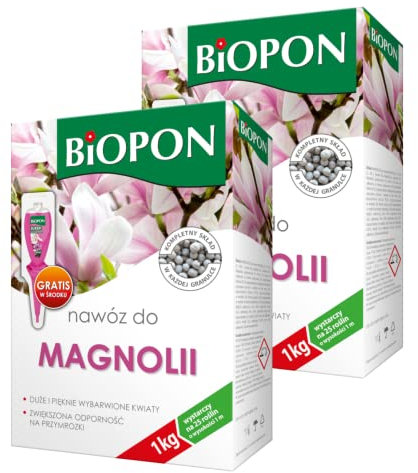 Biopon für Magnolie 1kg NPK Blühende Bäume Pflanzendünger Blumen Magnolien