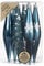 Inge-glas Christbaumschmuck Kunststoff 15cm 6 Stück Set Eiszapfen Weihnachtskugeln Petrol türkis Emerald