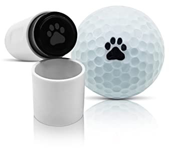 SWVL Sports Golfball-Stempelmarker, verschiedene Designs, Gesichter, Emojis, Symbole und mehr, Pfotenabdruck