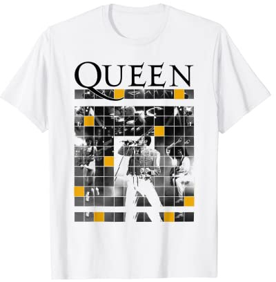 Blocchi di concerti dal Vivo Ufficiali Queen Maglietta