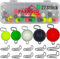 Paradox Fishing Cheburashka - Set di 27 piombo (3 g/5 g/7 g/10 g/12 g/14 g), 4/5 pezzi con scatola (59 pezzi) I piombo per ganci offset – Dropshot Piombo Dropshot – Piombo da pesca (colorato)