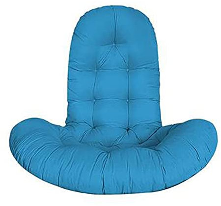 Exquisites Hängekorb-Stuhlkissen, Hängekorb-Sitzkissen, Kissen, abnehmbar, Hänge-Ei-Stuhlkissen im Freien, verdickt, Schaukelstuhl-Auflage, Rattan-Stuhl, bequem, für Terrasse, Garten, für den Außenber