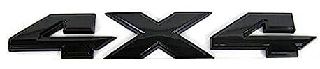 ANUTE Praktischer Aufkleber-Abzeichen-Schwarz-kompatibel mit Dodge Ram 1500 4X4-Namensschild-Teil-Logo