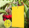 LSRVNM 50 Pièces Pièges à Insectes, Jaune Mouche Collant Piege Mouche Double Face, Piege Moucheron Fruit Fly Trap, Piège Mouche Cerisier, Anti Mouches, Pucerons, Mites pour Jardin Plante Fleur Fruits