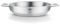 Fissler Pure Collection/Edelstahl-Servierpfanne (Ø 28 cm) unbeschichtete Brat-Pfanne, Innenskalierung, hoher Rand, 10 Jahre Garantie – Induktion