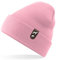 siviwonder Deutsch Drahthaar DD Mütze Patch Leder Gassi Beanie Strickmütze Warm Herren Damen Jagd Jäger Farbe Rosa