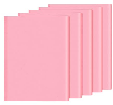 100 feuilles de papier de soie rose, 70 x 50 cm, papier de soie pour emballage cadeau, artisanat d'art, bricolage, anniversaire, mariage, fête prénatale, emballage cadeau