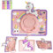 A-BEAUTY Funda Niños Compatible con iPad 9.7 Pulgadas (6ª/5ª Generación, 2018/2017)/iPad Air1 9.7 con Portalápiz, Soporte 360° Giratorio, Unicornio