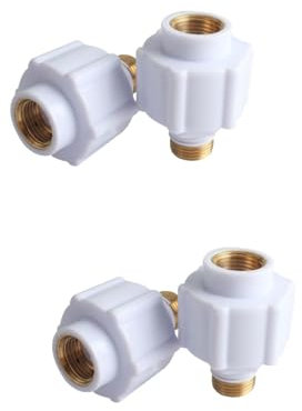 Yardenfun 2sets Isolierte Für Elektrische Heizung Zubehör Verdickt Threads High-low 2 Stücke * 2