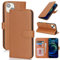 Zouzt Case for iPhone 13 Mini (5.4 Inch), Premium PU Leather Wallet Case with Credit Card Holder Slot Flip Folio Kickstand Shockproof Protective Phone Cover (Light Brown)