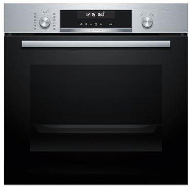 Bosch - Horno multifunción pirolítico, 60 cm. de ancho, Serie 6, Home Connect, 3D Hotair, Autolimpieza, Mandos ocultables, Nergo, HBG578ES7