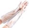 pistro Lot de 20 gants de nettoyage jetables extra longs de 60 cm, gants imperméables pour la vaisselle, la cuisine, la coloration des cheveux, grande taille