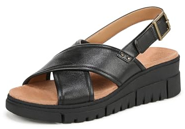 Vionic Uptown Sonoma Women's Sandals with Arch Support Black UK 6.5 Medium Fit