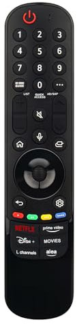 MR24GA Magic Remote Replacement w Voice Pointer Compatible with LG TV 2024 Models OLED TV G4, C4, B4 Series, QNED TV 99T, 90T, 85T, 80T, UT80, UT75 Series