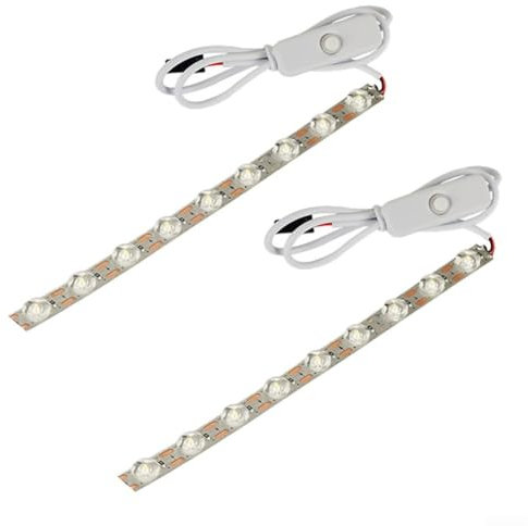 Yuanpgky Striscia luminosa a LED per stampante 3D per Bambu Lab A1 Mini 24 V striscia della lampada, lunghezza 7,8 cm, resistenza alle alte temperature