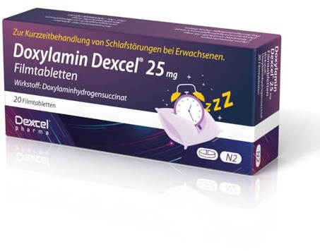 DOXYLAMIN Dexcel 25 mg Filmtabletten 20 St
