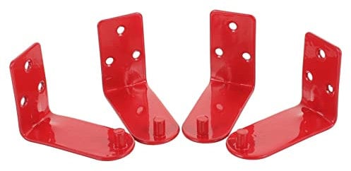 Uonlytech 4 Stück L-förmige Feuerlöscher Wandhalterung Aus Beschichtetem Eisen Rostfrei Inklusive Schrauben Feuerlöscherhalterung Zur Platzsparenden Befestigung Im Büro Und Zuhause