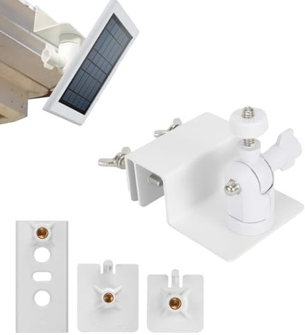 Kamera Halterung für Ring Solarpanel Außenkamera & Innenkamera, Dachrinnenhalterung für Ring Spotlight Kamera Plus/Pro, Stick Up Cam, Wand Halter für Ring Indoor, Spotlight Cam, Zubehör für Ring