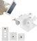 Kamera Halterung für Ring Solarpanel Außenkamera & Innenkamera, Dachrinnenhalterung für Ring Spotlight Kamera Plus/Pro, Stick Up Cam, Wand Halter für Ring Indoor, Spotlight Cam, Zubehör für Ring