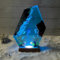 Drawelry 3D Ozean Nachtlicht Harz Ornamente mit Holz Sockel Fernbedienung Marine Tauchen Statue Dekoration Mehrfarbige Variable LED Nacht Lichter für Wohnzimmer Schlafzimmer Kinderzimmer Dekor (B7, S)