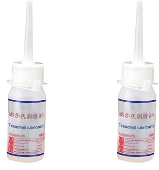Laufband Öl, 2 Stück Silikonöl Schmiermittel, Silikonöl-Schmiermittel für Laufbandgürtel, Einfach Aufzutragendes Laufbandöl für Verschiedene Sportgeräte, Insgesamt 60ml