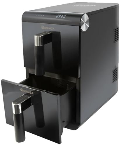 Skinny Food Co Double Stack Air Fryer 11L – Dual Basket 2 Drawer Airfryer with Free Digital Cookbook – Oil-Free Healthy Cooking – Black