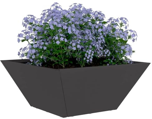 vidaXL Garten-Pflanzgefäß 5 STK. Schwarz 35 x 35 x 15 cm