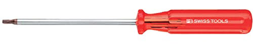 PB Swiss Tools - Cacciavite classico per viti Torx con attacco esagonale, colore: rosso, taglia: 9