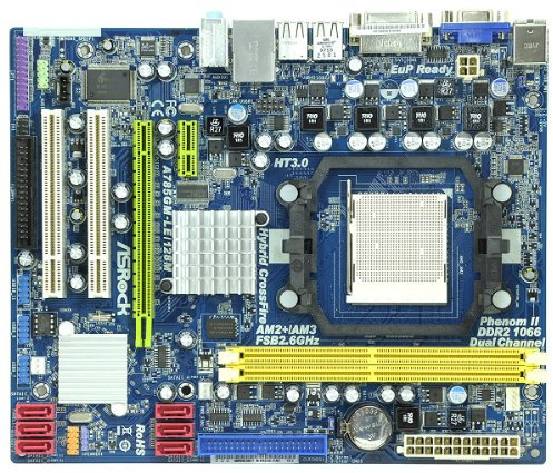 Asrock A785GM-LE/128M motherboard - motherboards (AMD, AMD 785G, Athlon II X4, Athlon X2 Dual-Core, Phenom, Sempron, Socket AM3, ATX, 10/100/1000 Mbit)