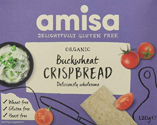 Amisa Organic Buckwheat Crispbread 120g (Pack of 6)