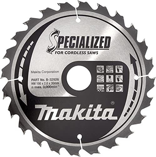 Makita B-32926 Specialized Blade for Cordless Saws 190x30x24T