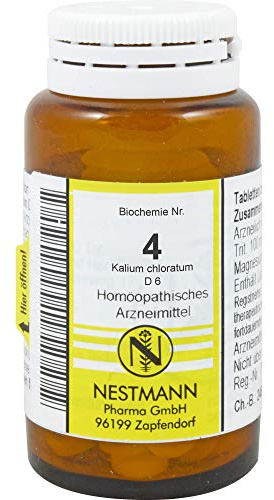NESTMANN Biochemie Nr.4 Kalium chloratum D6 Tabletten, 100 St. Tabletten