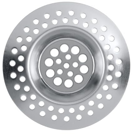 WENKO 4930302100 Sink Strainer Set of 2 7 cm Stainless Steel