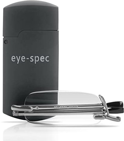 eye-spec Faltbare Lesebrille mit Mini-Etui für Herren und Damen | Klappbares Taschenformat Design in 7 Farben und verfügbar in 9 Sehstärken