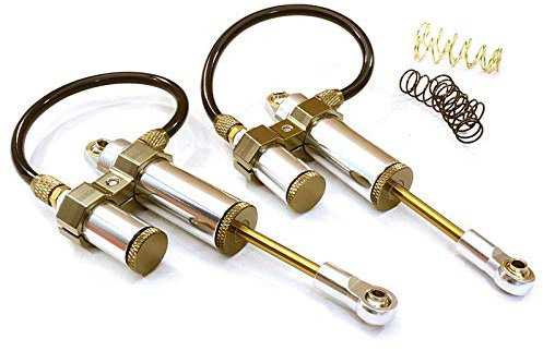 RC Model 100mm Piggyback Shock(2) w/Internal Spring for 1/10 SCX-10, SCX10 II, SCX10 III