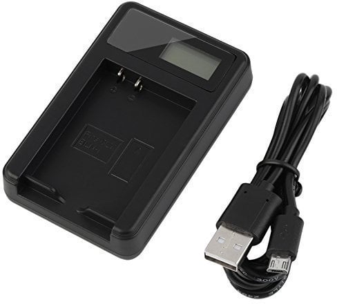 PriceWizeLCD Camera Battery charger for Nikon EN-EL14 D3200 D3300 D5300 D5500 P7700 P7800