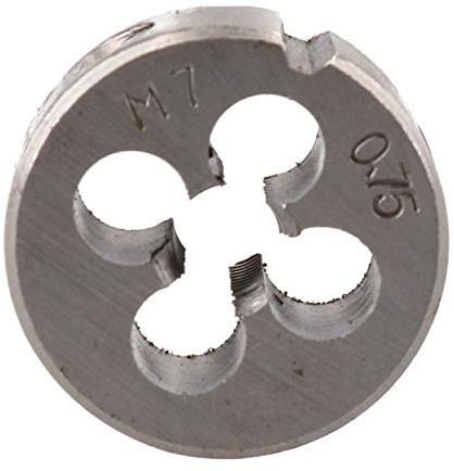 M7 x 0.75mm Metric Die Nut, Tungsten Steel, Thread Cutter 1 (25mm) TD064