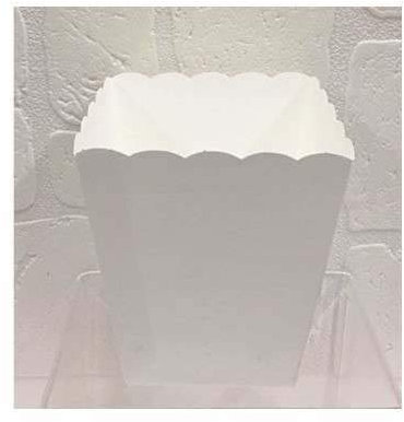 scotton spa 20 PZ Vaso in Carta Bianco portaconfetti confettata Smerlato