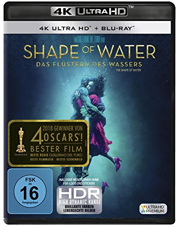 Shape of Water - Das Flüstern des Wassers (4K Ultra-HD) (+ Blu-ray)