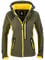 Rock Creek Damen Softshell Jacke Windbreaker Regenjacke Übergangsjacke Softshelljacke Damenjacke Regenmantel Outdoorjacke D-402 Dunkelgrün 4XL
